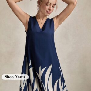 Vestido cómodo sin mangas