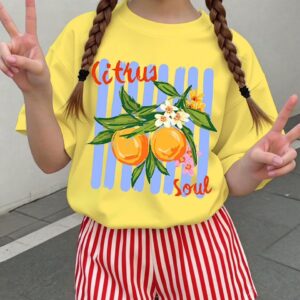 Set de camiseta y shorts para niña