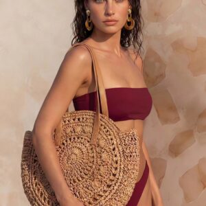 Bolso circular de playa