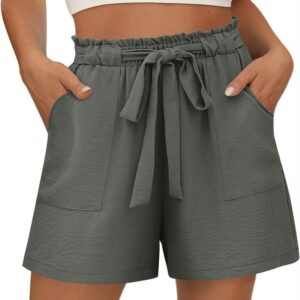 Shorts anchos con banda ajustable