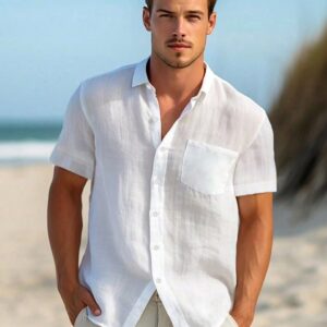 Camisa de mangas cortas para hombres